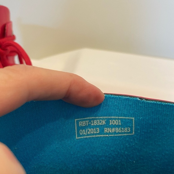 Corelli Kids Hot Pink Rain Boots / Tie Rubber Boots w Turquoise Lining Girls 3-4 - Picture 8 of 8